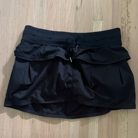 Lululemon Personal Best Skort - Black Size 8 - Women's Black Shorts - Picture 5 of 10